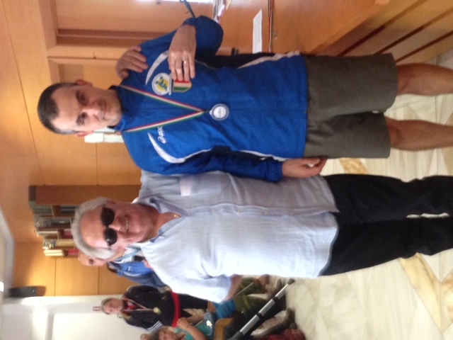 Luca Liberali e Consigliere Fispic durante la premiazione